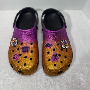 Crocs Classic Disney Hocus Pocus Clogs Mens 7 Womens 9 Clogs Halloween Glitter